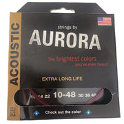 AURORA STRINGS ACUSTICA PINK 10-48