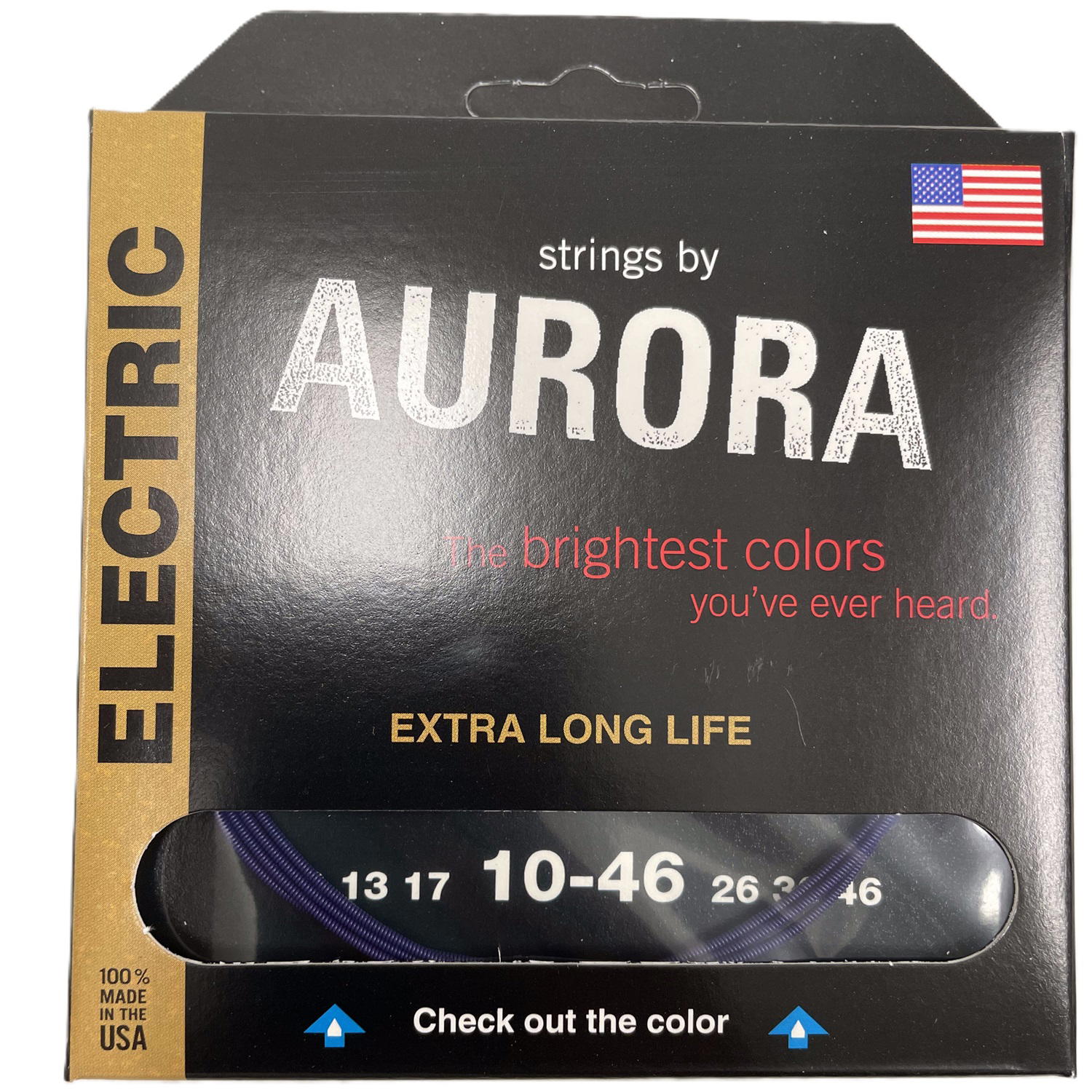 AURORA STRINGS ELECTRICA PURPLE 10-46