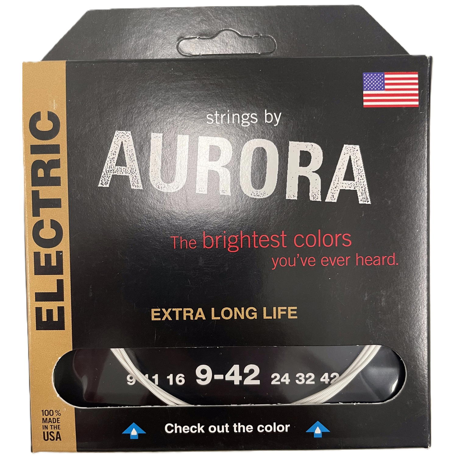 AURORA STRINGS ELECTRICA WHITE 09-42