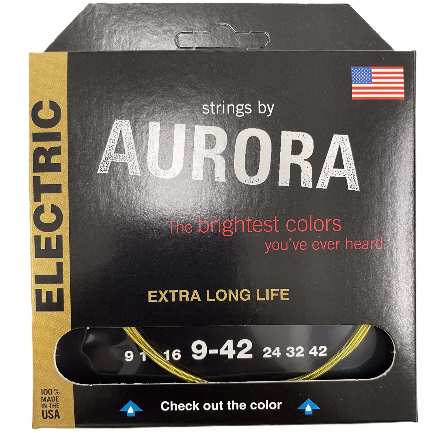 AURORA STRINGS ELECTRICA YELLOW 09-42