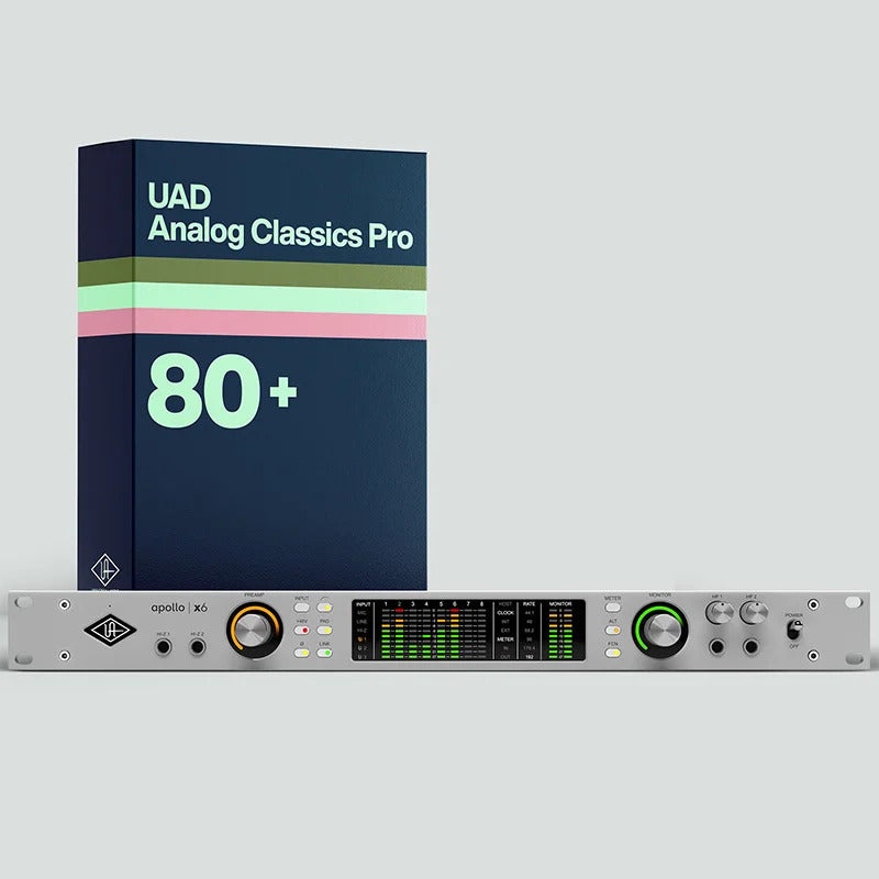 Universal Audio Apollo x6 Gen 2 UAD Analog Classics Pro