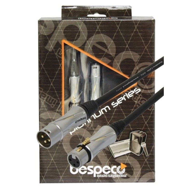BESPECO CABLE BESPECO MICRO PLATINUM XLR-XLR 9M
