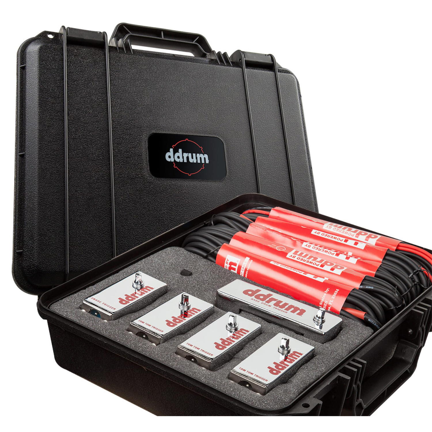 ddrum Chrome Elite Trigger Pack Case & Cables