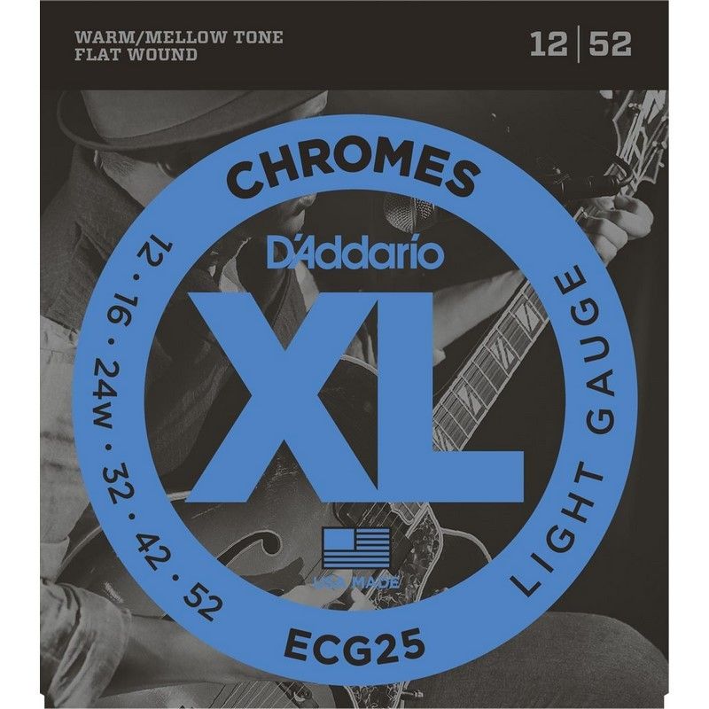 D'ADDARIO J CUERDAS GE DADDARIO CHROMES ECG25 012-052