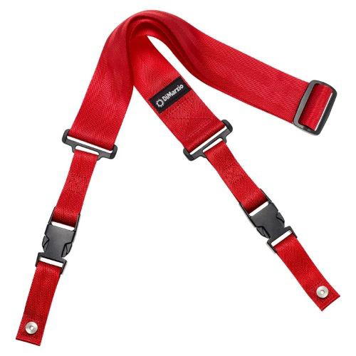 DIMARZIO CORREA DIMARZIO CLIPLOCK NYLON ROJO