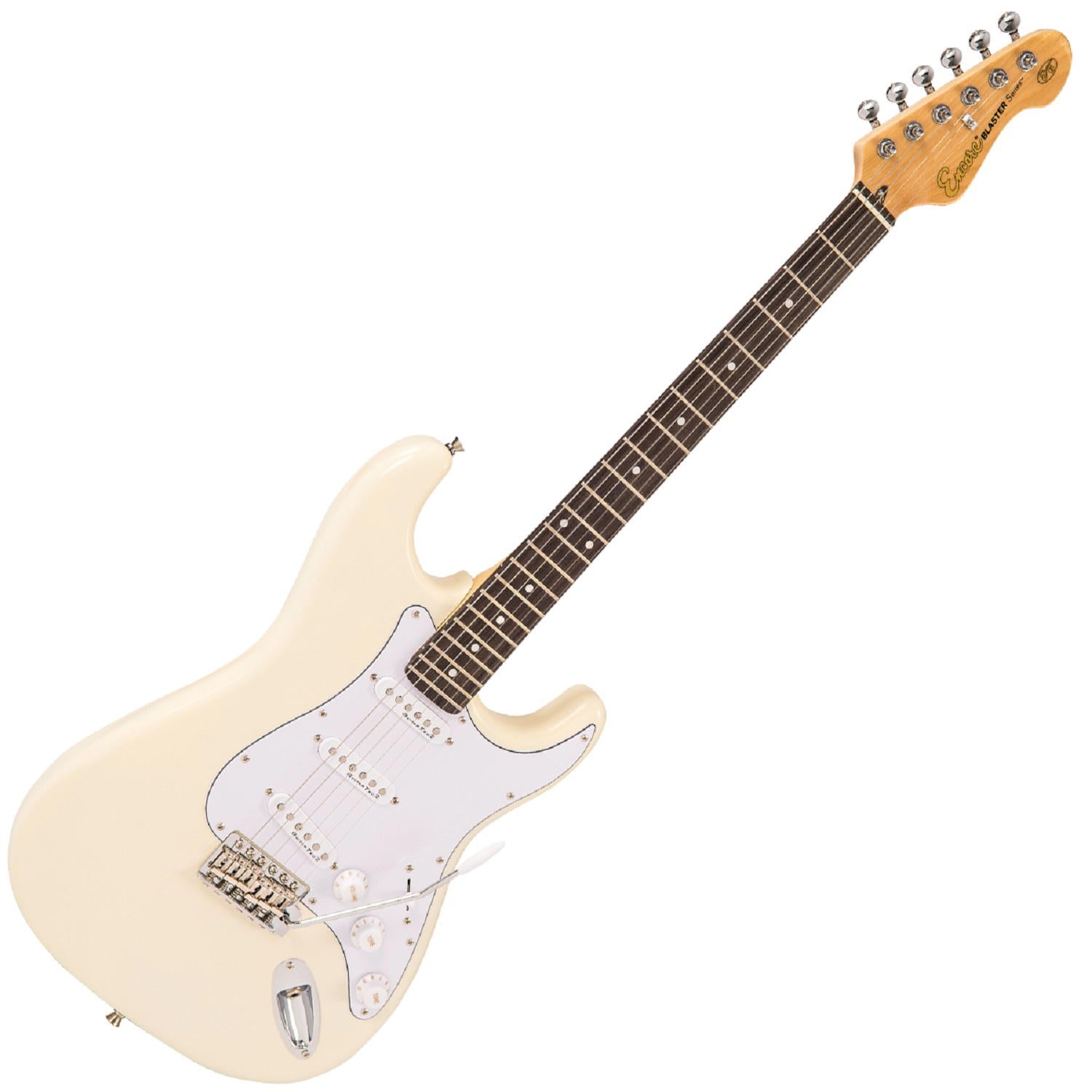 ENCORE E6 ELECTRIC GUITAR - VINTAGE WHITE + Soporte Gratis