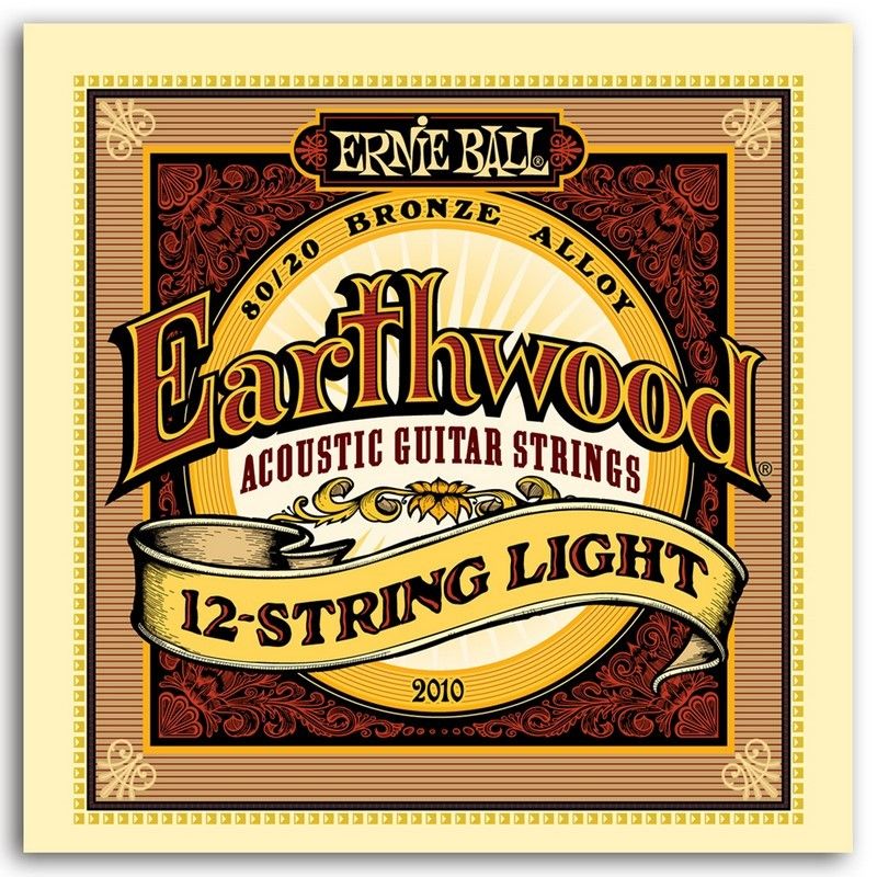 Ernie Ball Earthwood 12 Cuerdas Acústicas Light 9-46