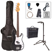 ENCORE BASS GUITAR OUTFIT - BLACK