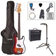 ENCORE BASS GUITAR OUTFIT - SUNBURST