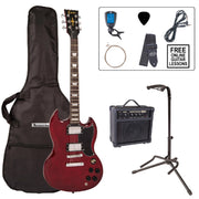 ENCORE ELECTRIC GUITAR OUTFIT - CHERRY RED
