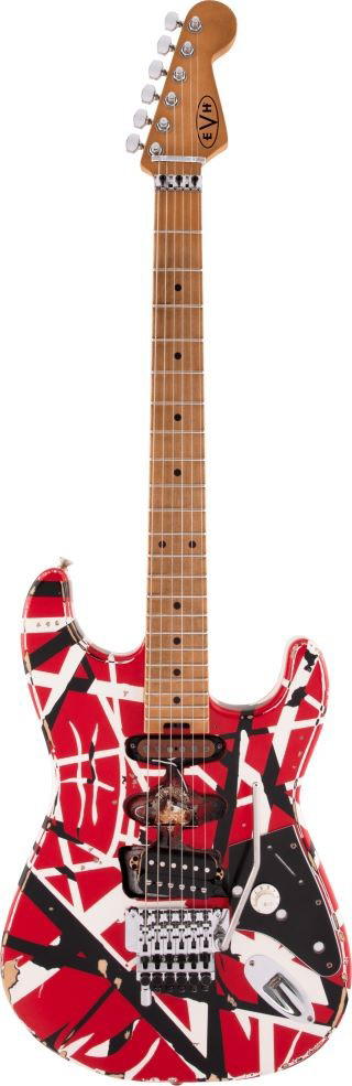 EVH GUIT EL EVH STRIPED FRANKENSTEIN FRANKIE