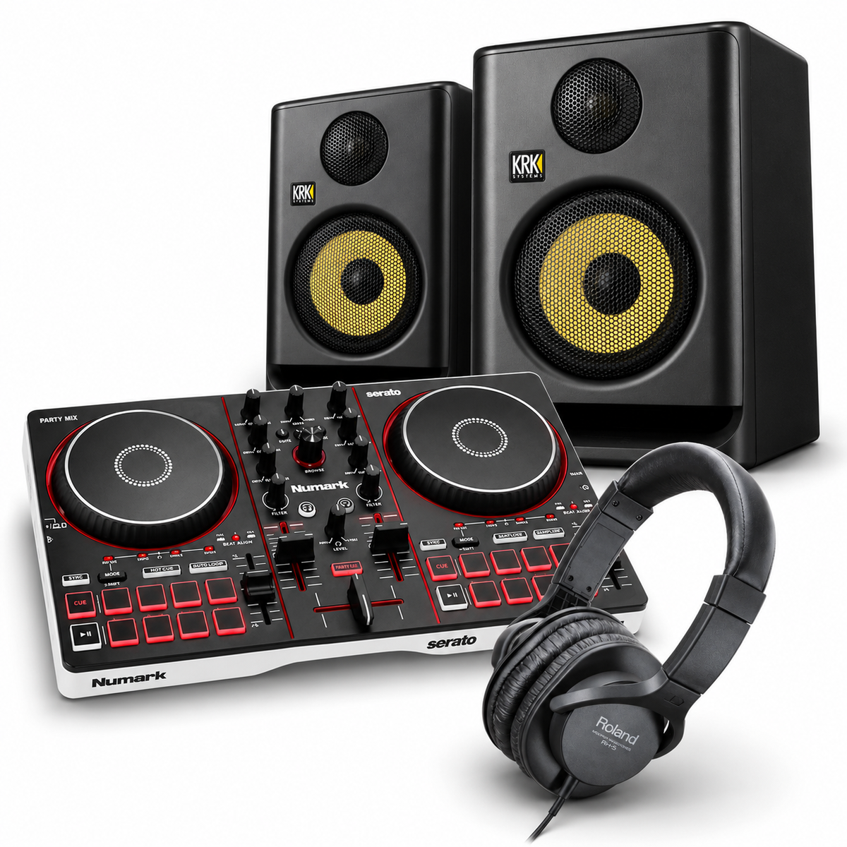 Pack Numark PARTY MIX III + 2 KRK Rokit 5 G5 + RH-5