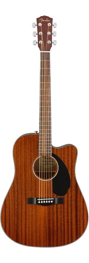 FENDER CD-60SCE DREADNOUGHT ALL MAHOGANY WN
