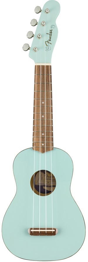 FENDER UKELELE  VENICE SOPRANO DAPHNE BLUE WN