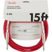 FENDER CABLE FENDER INSTRUMENTO ORIGINAL 4,5 MTS ROJO
