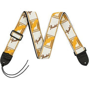 FENDER CORREA FENDER MONOGRAM WHITE BROWN YELLOW