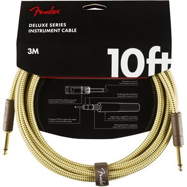 FENDER CABLE FENDER INSTRUMENTO DELUXE 3 MTS TWEED