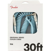 FENDER CABLE FENDER INSTRUMENTO ORIGINAL ESPIRAL 9M AZUL