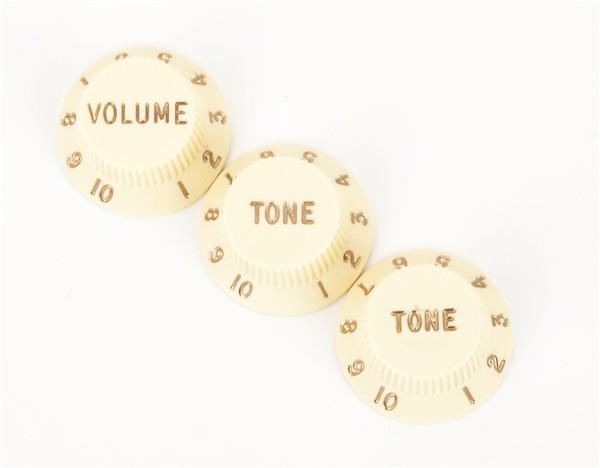 FENDER BOTONES TONO Y VOLUMEN STRATO BLANCO VINTAGE