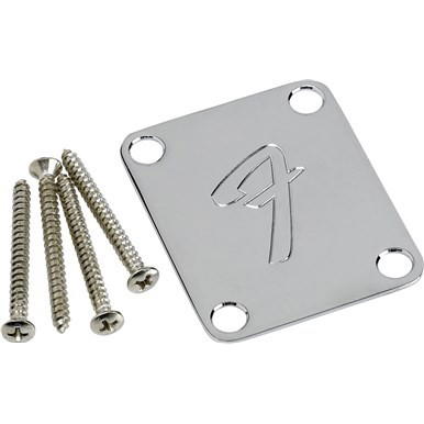 FENDER PLACA TRASERA MASTIL FENDER 70 VINTAGE F CROMO