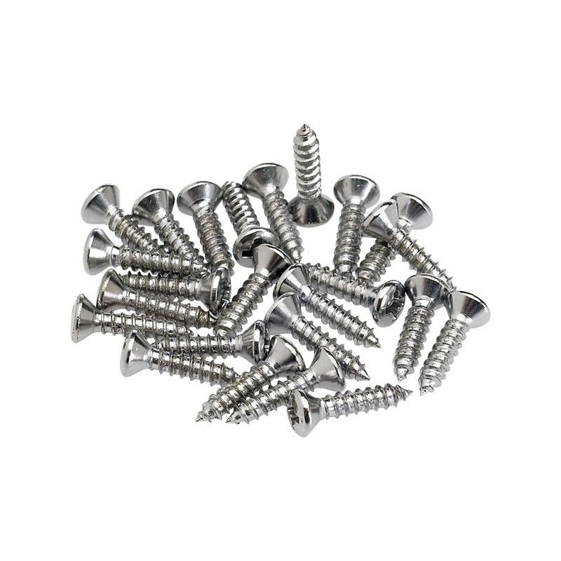 FENDER TORNILLOS FENDER CROMADOS (24)