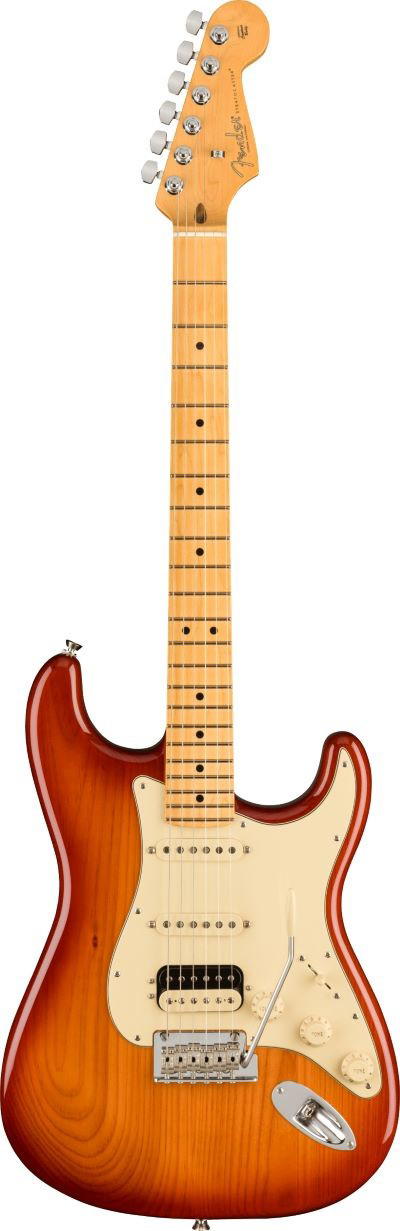 FENDER GUIT EL FENDER AM PRO II STRATO HSS SIENNA SBST MP