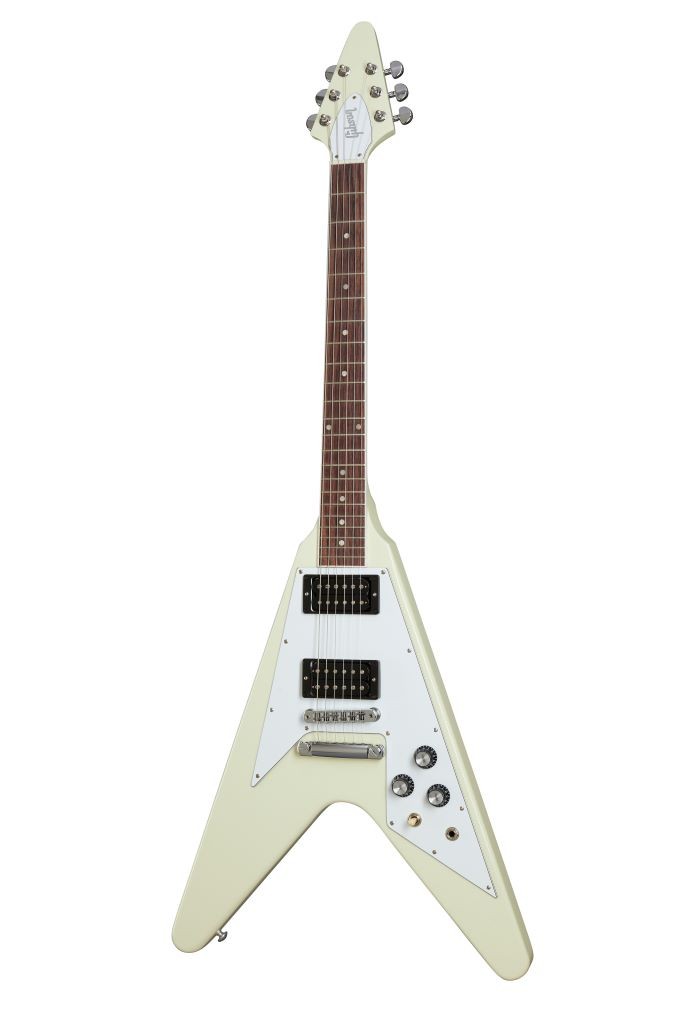 GIBSON GUIT EL GIBSON 70s FLYING V CLASSIC WHITE