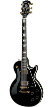GIBSON GUIT EL GIBSON LP CUSTOM EBONY FB NEGRA