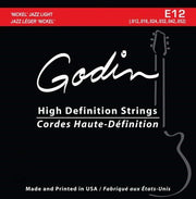 GODIN Cuerdas guitarra NICKEL REGULAR LIG 12-52