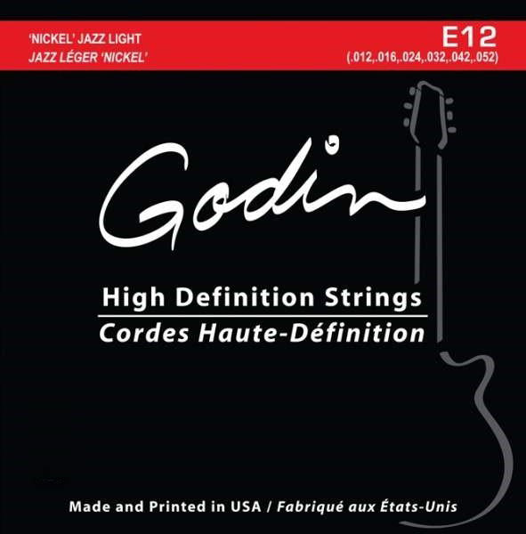 GODIN Cuerdas guitarra NICKEL REGULAR LIG 12-52