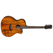 LUNA GYPSY EXOTIC SPALT ACOUSTIC GUITAR Guitarra acústica