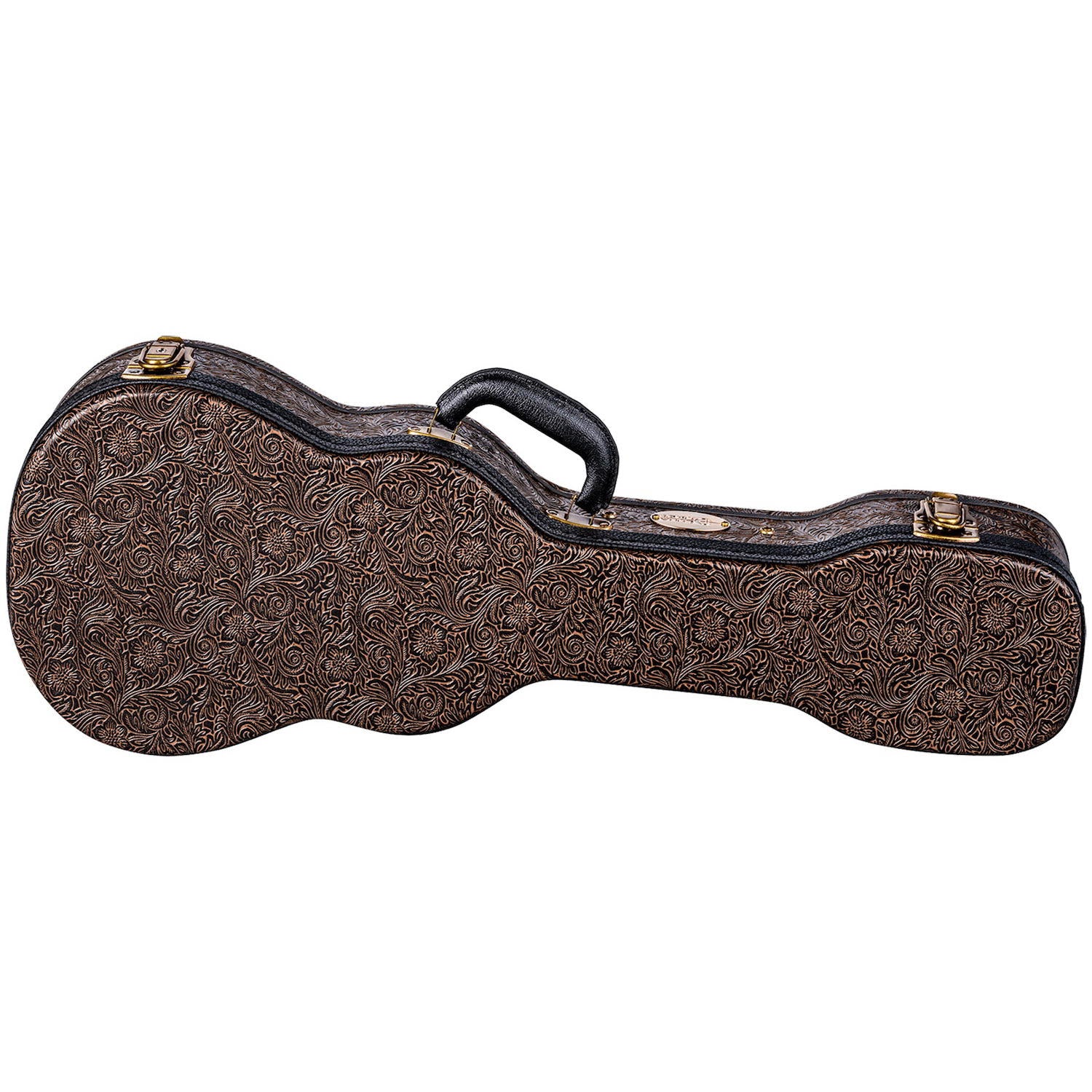 LUNA HARD CASE TOOLED LEATHER TENOR Estuche rígido 