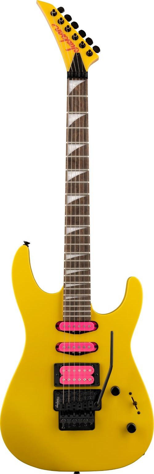 JACKSON X SERIES DINKY DK3XR HSS CAUTION YELLOW