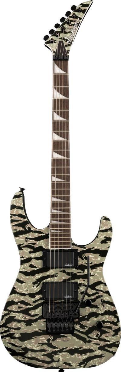 JACKSON X SERIES SOLOIST SLX DX CAMO TIGER JUNGLE CAMO