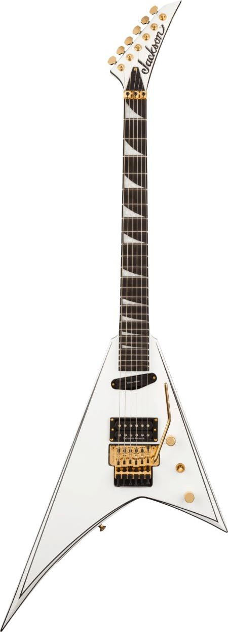 JACKSON CONCEPT RHOADS RR24 HS BLANCO CON RAYAS NEGRAS