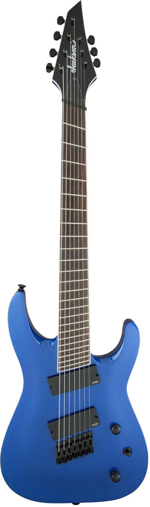 JACKSON X SERIES SOLOIST ARCH TOP SLAT7 MS MB 7 CUERDAS