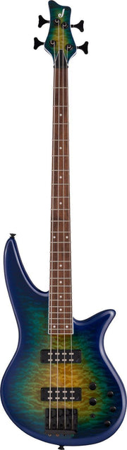 JACKSON X SERIES SPECTRA BASS SBXQ IV AMBER BLUE BURST