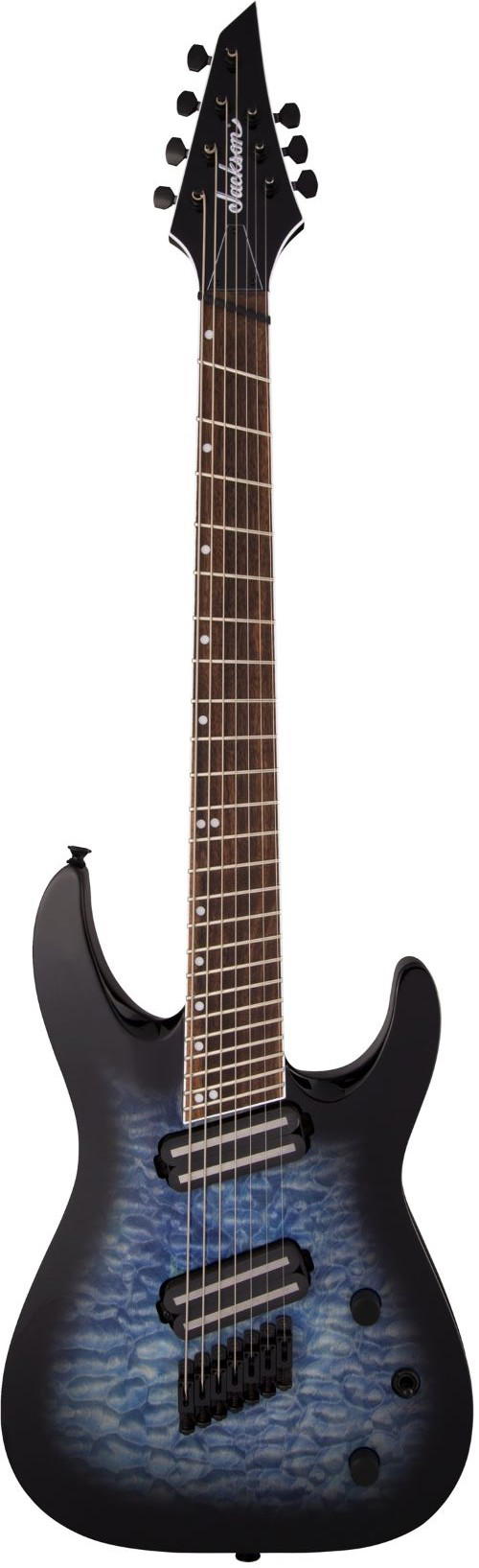 JACKSON X SERIES SOLOIST ARCH TOP SLATX7Q MS TBB 7 CUERDAS