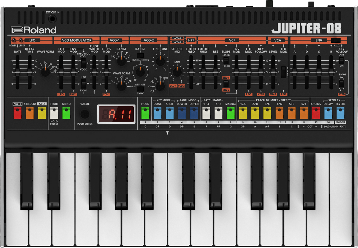 ROLAND JUPITER-08 SINTETIZADOR