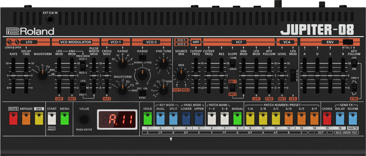 ROLAND JUPITER-08 SINTETIZADOR