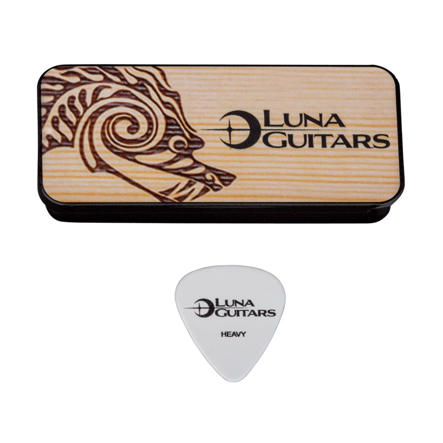 LUNA PICK TIN HEAVY 1MM 6 PCS Púa de guitarra