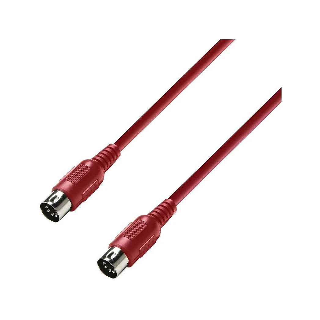Adam Hall K3MIDI0150RED Cable MIDI 1,5m Rojo