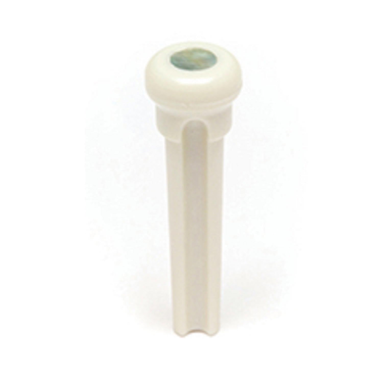 TUSQ Bridge Pins 4mm White / Paua Dot (6 Pcs)