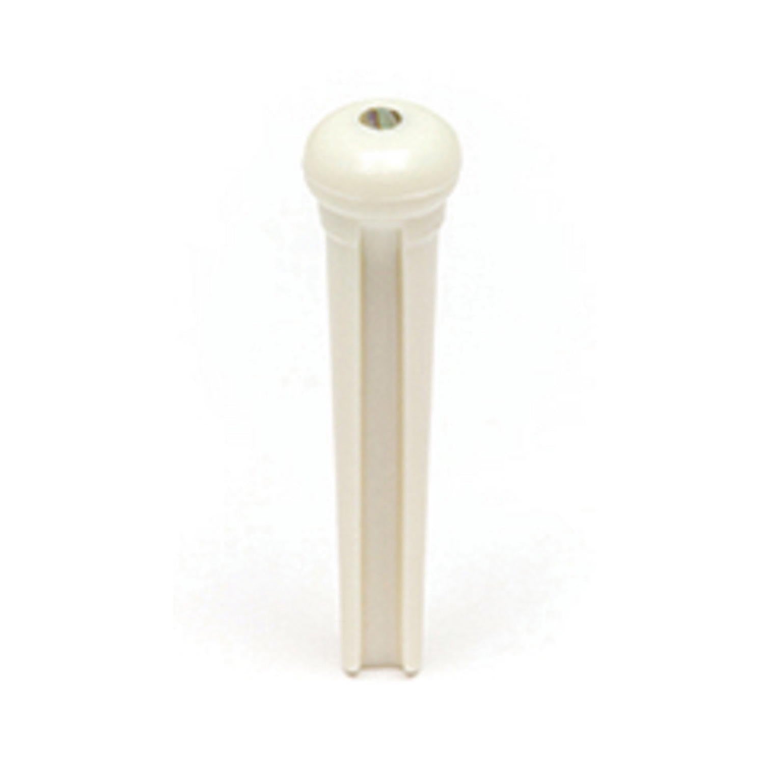 TUSQ Bridge Pins Martin Style 2mm White / Paua Dot (6 Pcs)