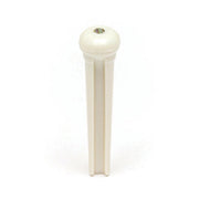 TUSQ Bridge Pins Martin Style 2mm White / Paua Dot (6 Pcs)