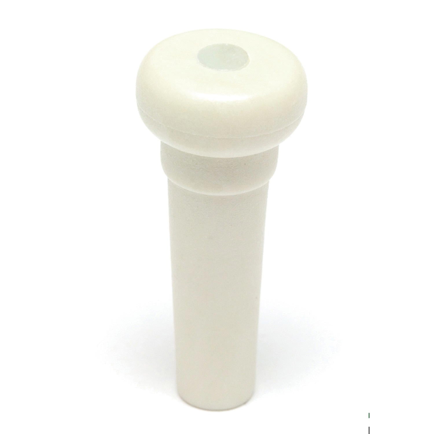 TUSQ End Pin White / Mother-Of-Pearl Dot