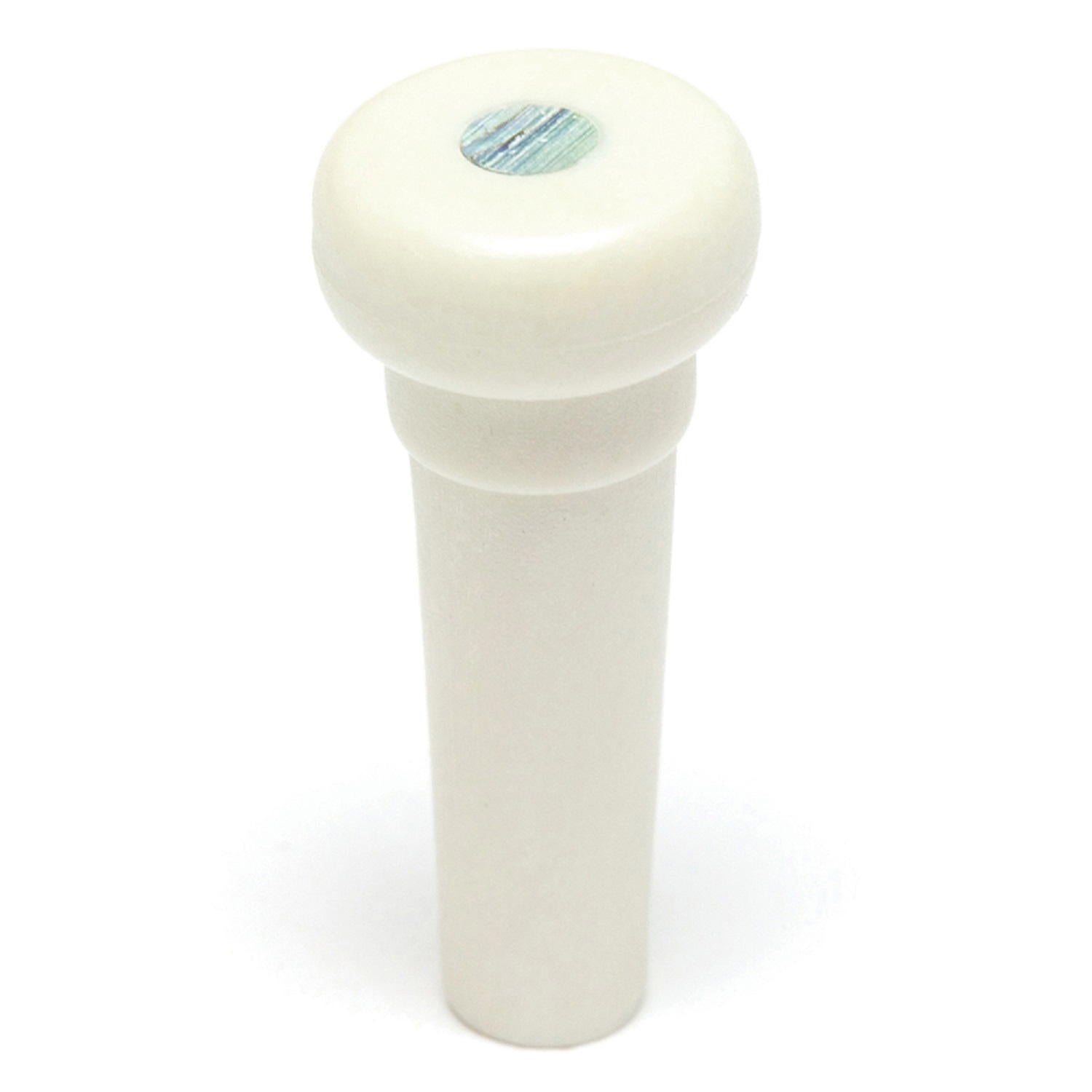 TUSQ End Pin White  / Paua Dot