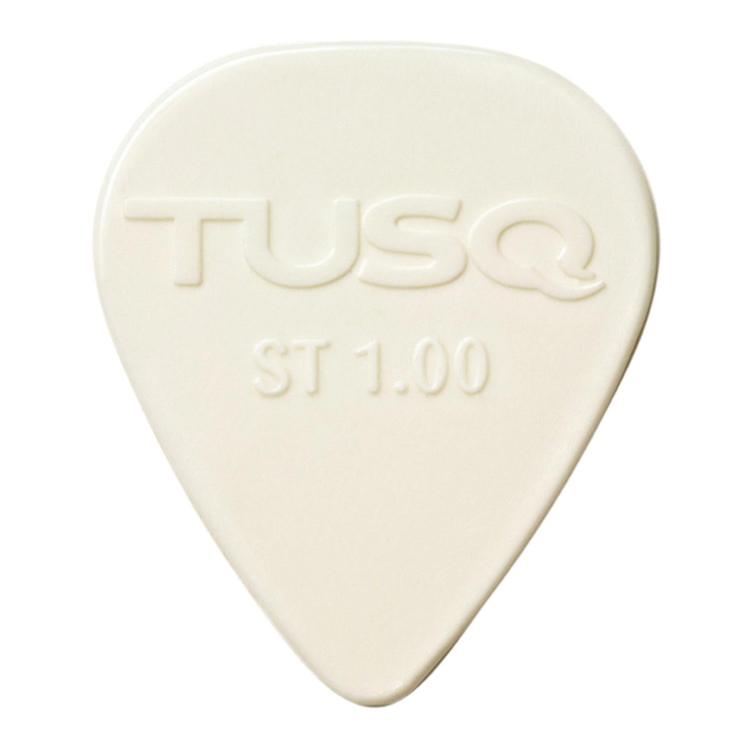 TUSQ Standard Pick 1mm White (Bright) - 6 Pack
