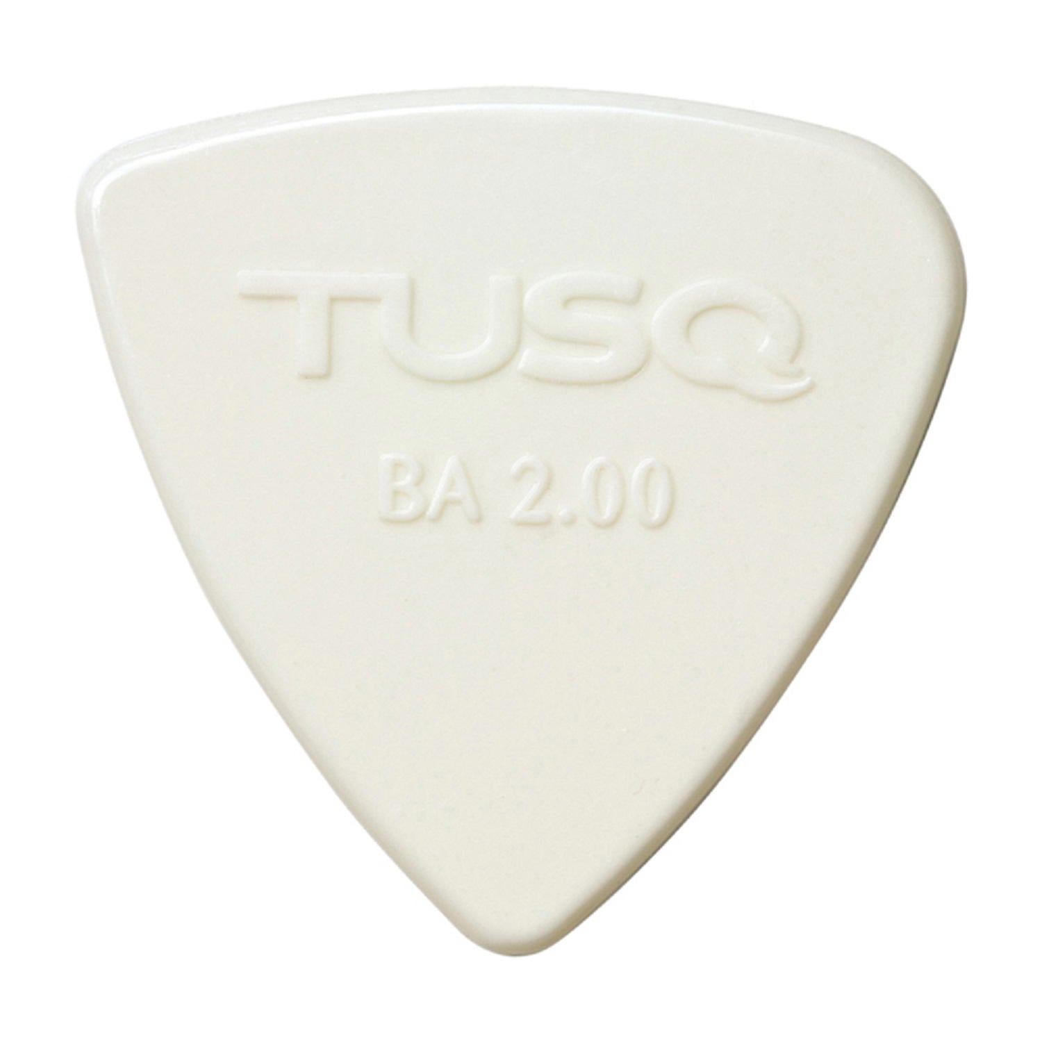 TUSQ Bi-Angle Pick 2mm White (Bright) 4 Pack