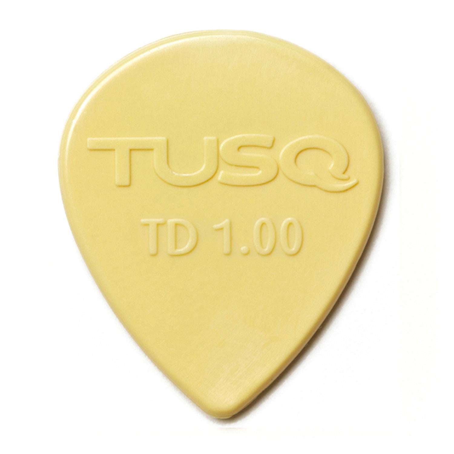 TUSQ Tear Drop Pick 1mm Vintage (Warm) 6 Pack